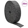 vidaXL Gummi-Granulat-Rolle Schwarz 2000 x 8 x 0,3 cm Gummi