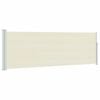 vidaXL Ausziehbare Seitenmarkise 100x314 cm Creme