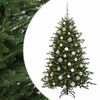 vidaXL K&uuml;nstlicher Weihnachtsbaum mit Weihnachtskugel 120 cm 150 LEDs