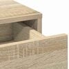 vidaXL Schminktisch 3 pcs Braun 40 x 41 x 135 cm Holzwerkstoff