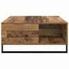 vidaXL Couchtisch Altholz 80 x 80 x 36,5 cm Holzwerkstoff