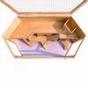 vidaXL Hamsterk&auml;fig Kleintierk&auml;fig Holz Sechseckig