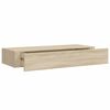 vidaXL Wandregal mit Schublade Eichen-Optik 60x23,5x10 cm MDF