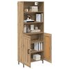 vidaXL Highboard Artisan-Eiche 69,5 x 34 x 180 cm Holzwerkstoff