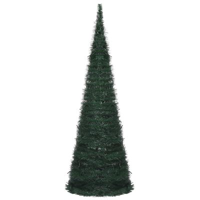 vidaXL Künstlicher Pop-Up-Weihnachtsbaum mit Beleuchtung Grün 180 cm