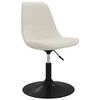 vidaXL Esszimmerst&uuml;hle 6 Stk. Drehbar Creme Samt