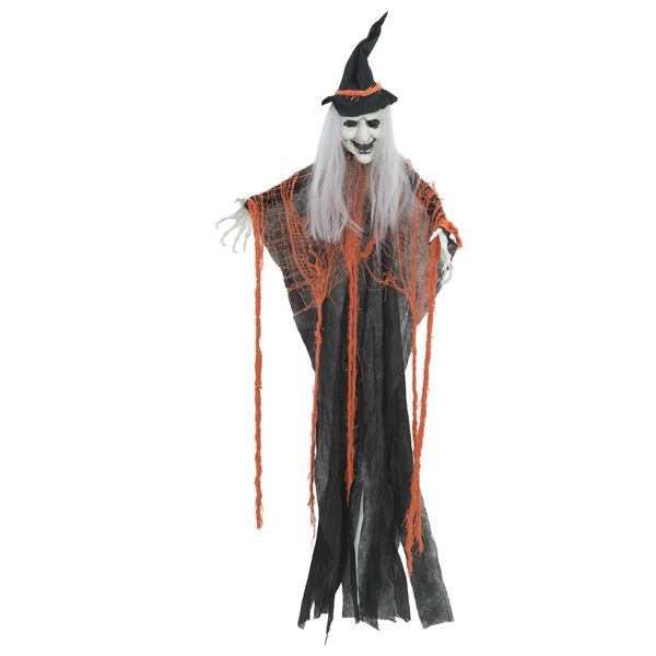 vidaXL H&auml;ngender Halloween Geist 3 pcs Mehrfarbig 61 x 97 cm Polyester