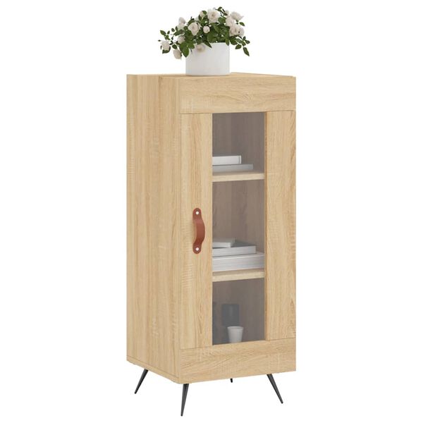 vidaXL Sideboard Sonoma-Eiche 34,5x34x90 cm Holzwerkstoff