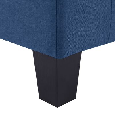 vidaXL 5-Sitzer-Sofa Blau Stoff
