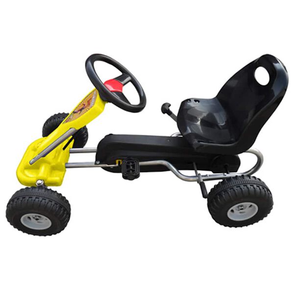vidaXL Pedal-Gokart Gelb