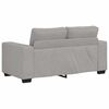 vidaXL 2-teiliges Sofa-Set mit Kissen, wolkengrauer Stoff