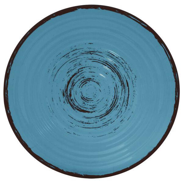 Eurotrail Tischgeschirr Bahia 16 Stk. Melamin Schwarz und Blau