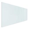 vidaXL Feuerstelle Glasplatte Transparent 120 x 50 cm Glas