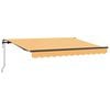 vidaXL Ausziehbare Markise Sand 500 x 300 cm Stoff und Aluminium