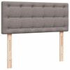 vidaXL Ottoman-Bett mit Matratze Taupe 120x190 cm Stoff