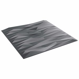 vidaXL Wandpaneele 12 Stk. 50 x 50 cm Steingrau XPS Schaum