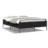 vidaXL Bettgestell Schwarz 120x200 cm Holzwerkstoff und Metall