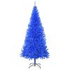 vidaXL Künstlicher Weihnachtsbaum mit Ständer Blau 240 cm PVC