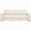 vidaXL 3-Sitzer-Sofa Beige 220 cm Leinenmischgewebe