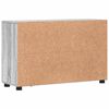 vidaXL Sideboard Graues Sonoma 88,5 x 30,5 x 55,5 cm Holzwerkstoff