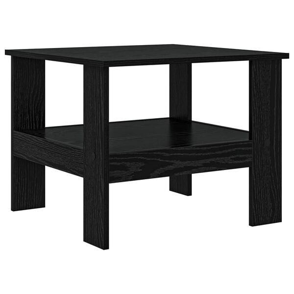vidaXL Couchtisch Schwarz Eichen-Optik 57 x 55 x 45 cm Holzwerkstoff