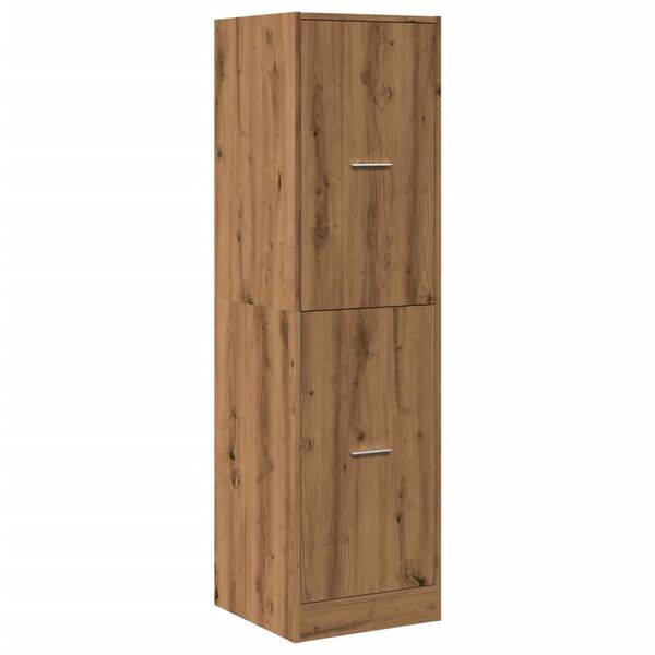 vidaXL Apothekerschrank Artisan-Eiche 40x41x144,5 cm Holzwerkstoff