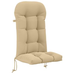 vidaXL Sonnen-Lounger Kissen PUTTEN 100 % Polyester Beige