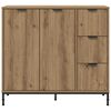 vidaXL Sideboard Artisan-Eiche 89,5 x 33 x 82 cm Holzwerkstoff