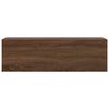 vidaXL Bad-Wandschrank Braun Eichen-Optik 100x25x30 cm Holzwerkstoff