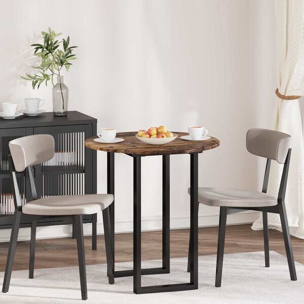 vidaXL Tischplatte Altholz 70 x 70 x 1,5 cm Holzwerkstoff