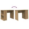 vidaXL Schreibtisch Artisan-Eiche 100x55x75 cm Holzwerkstoff