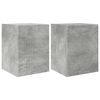 vidaXL TV-Wandschrank 2 Stk. Beton Holzwerkstoff
