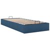 vidaXL Ottoman-Bett ohne Matratze Blau 90x200 cm Stoff