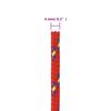 vidaXL Bootsseil Rot 4 mm 50 m Polypropylen