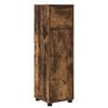 vidaXL Badezimmerschrank mit T&uuml;r Ger&auml;ucherte Eiche 30,5 x 30 x 101 cm