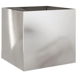 vidaXL Pflanzk&uuml;bel Silbern 42x40x39 cm Edelstahl