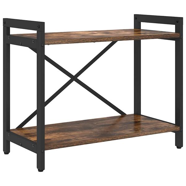 vidaXL B&uuml;cherregal Ger&auml;ucherte Eiche 60 x 30 x 50 cm Holzwerkstoff