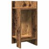 vidaXL Beistelltisch mit Ablage Altholz-Optik 25,5x27x60 cm
