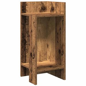 vidaXL Beistelltisch mit Ablage Altholz-Optik 25,5x27x60 cm