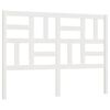vidaXL Bett-Kopfteil Wei&szlig; 141x4x104 cm Massivholz Kiefer