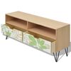 vidaXL TV-Schrank MDF 120x30x50 cm Braun