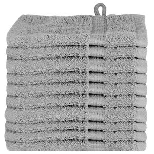 vidaXL G&auml;stetuch SOLUND 10 Stk. Grau 15 x 21 cm 550 gsm