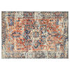 vidaXL Teppich ORIZ Orange 120 x 170 cm 100% Polyester