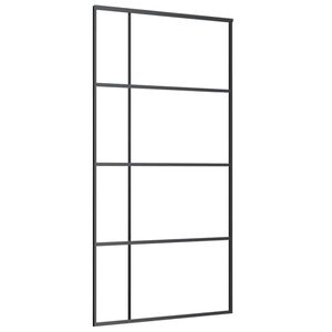 vidaXL Schiebet&uuml;r ESG Glas und Aluminium 102,5x205 cm Wei&szlig;
