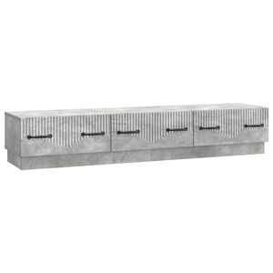 vidaXL TV-Schr&auml;nk Betongrau 147 x 34,5 x 27 cm Holzwerkstoff