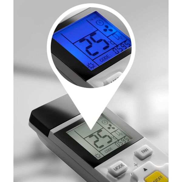 One For All Fernbedienung f&uuml;r Klimaanlage Wei&szlig;