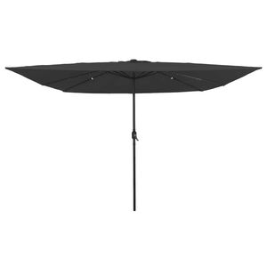 vidaXL Gartenparasol Anthrazit und Schwarz 295 x 295 x 245 cm