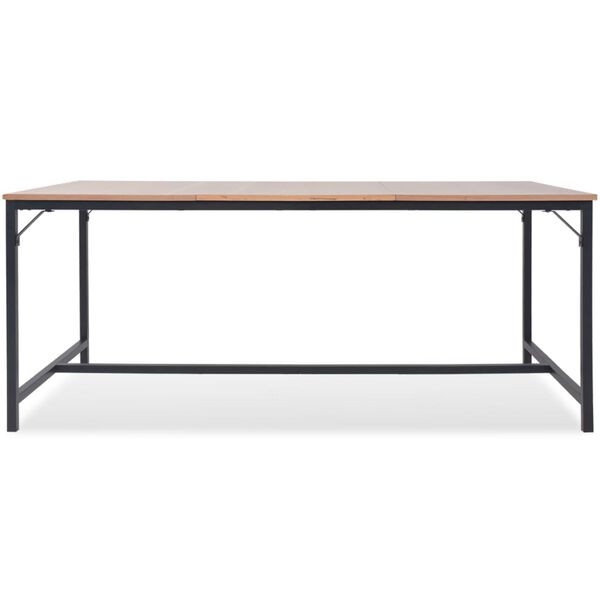 vidaXL Esstisch Eschenholz 180x90x76 cm