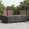vidaXL Gartenm&ouml;belabdeckung Schwarz 305 x 190 x 85 cm 210D