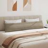 vidaXL Sofakissen 2 St&uuml;ck Taupe 200 x 40 cm Stoff